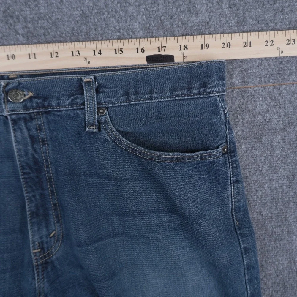 Vintage Levi's 529 Low Rise Straight Jeans Mens 38x30 Blue BAGGY LEG Made In USA
